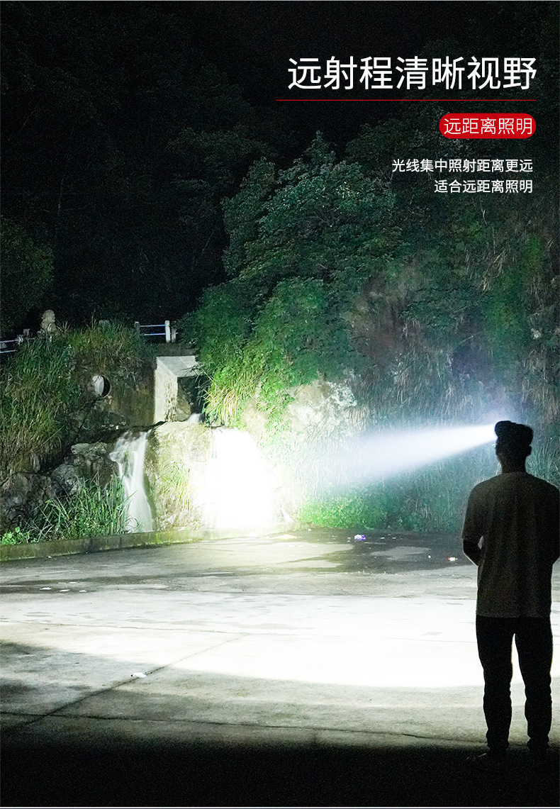 外贸 磁铁工作灯LED头灯户外cob充电头戴灯 钓鱼灯 强光夜钓头灯 pic 11