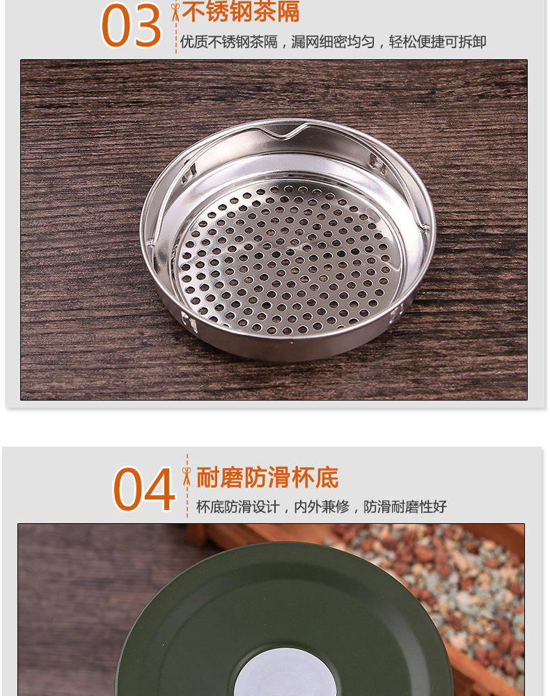 Yuneng Factory directly supplies and wholesals 304 stainless steel business insulated cups and straight water cups for men and women pic 6