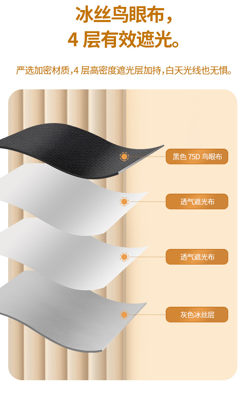 FaSoLa夏季冰凉遮光眼罩睡眠缓解眼疲劳男女舒适透气凉感护眼罩详情3