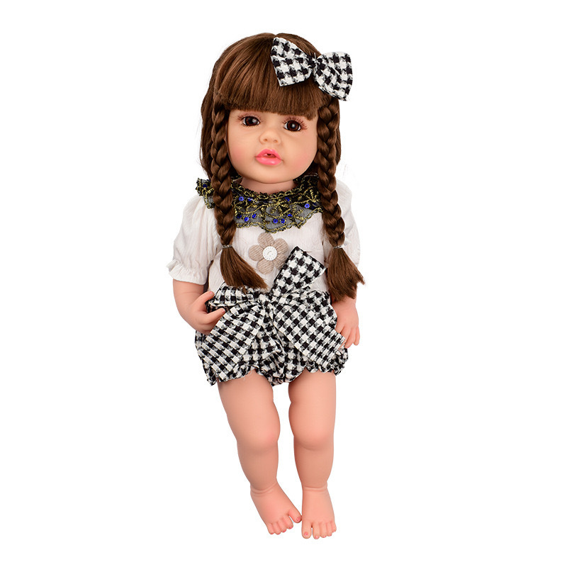 仿真娃娃工厂直销跨境新款60cm仿真婴儿重生娃娃全软胶洋娃娃玩偶详情15