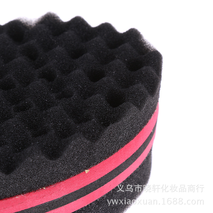新款八字形卷发海绵 双面孔卷发海棉 卷发器详情6