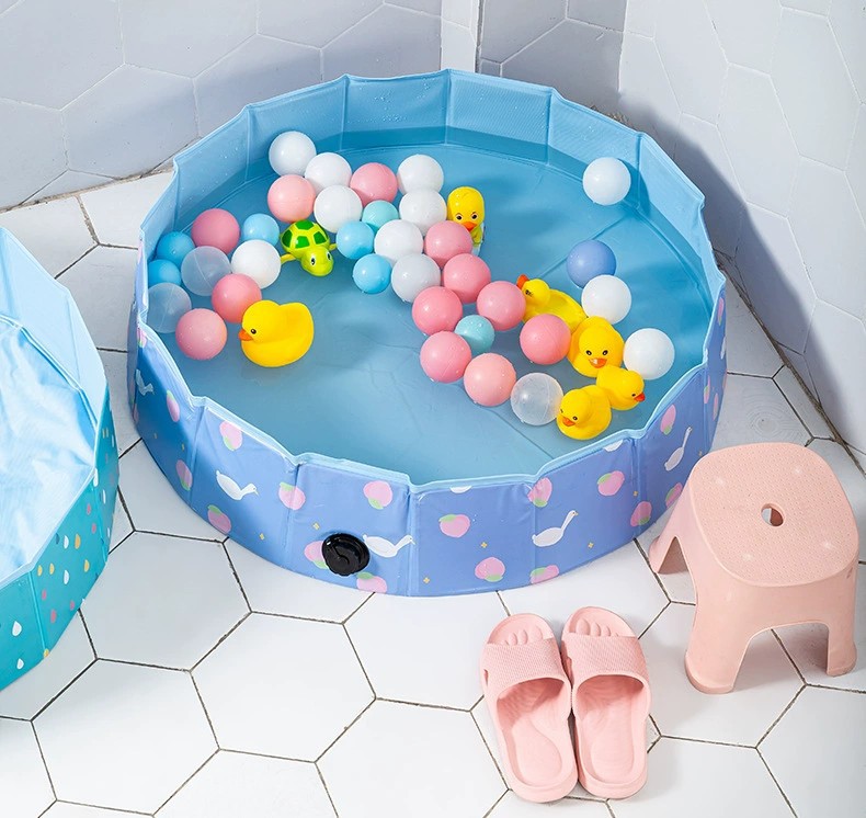 儿童玩具波波球池游戏围栏户外室内海洋球婴幼儿折叠戏水玩具池详情14