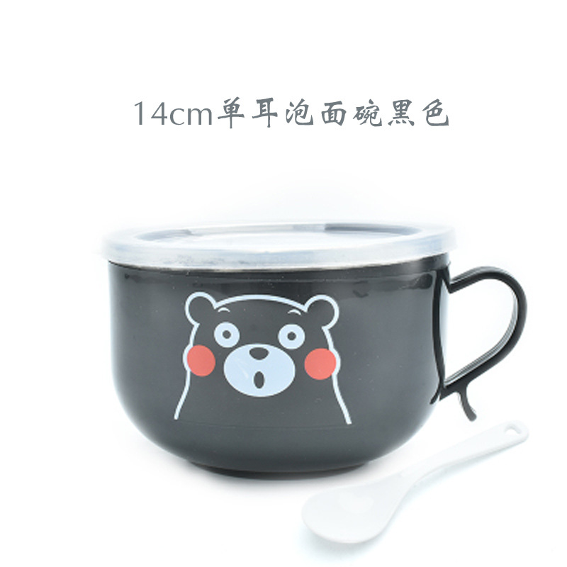 不锈钢快餐杯泡面杯带盖卡通日式泡面碗学生饭盒便当盒提锅详情41