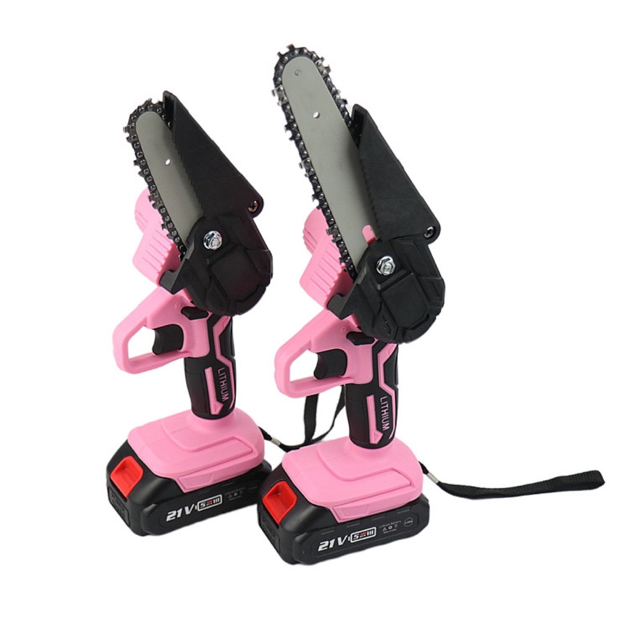 4寸6寸迷你剧锂电电锯手提式电链锯户外无线伐木单手锯砍树修枝锯详情5