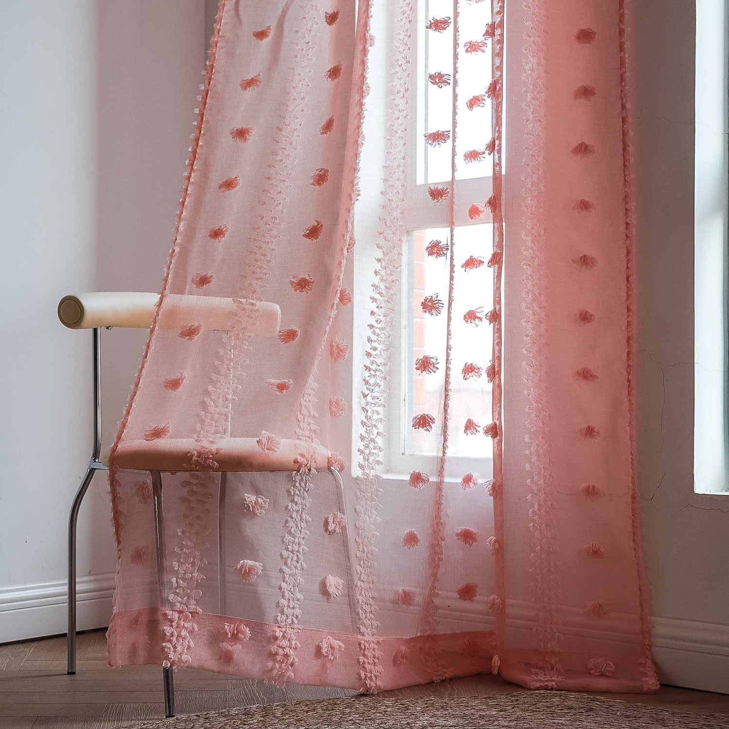 Cross-border best-selling Instagram influencer finished yellow niche light and thin window screen for living rooms and bedrooms. Manufacturer pic 22