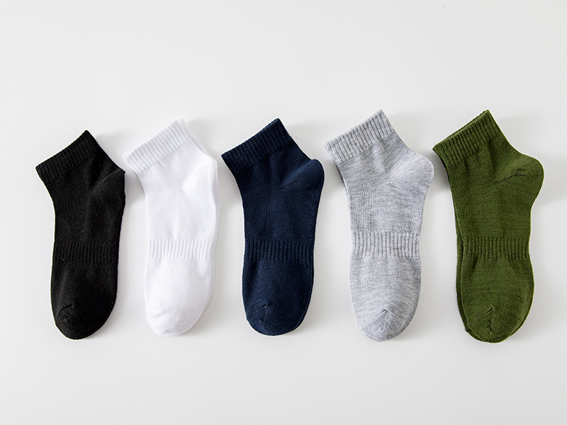 春秋男士中筒袜子纯色袜子束腰运动百搭经典中筒运动袜赠品地摊袜详情1