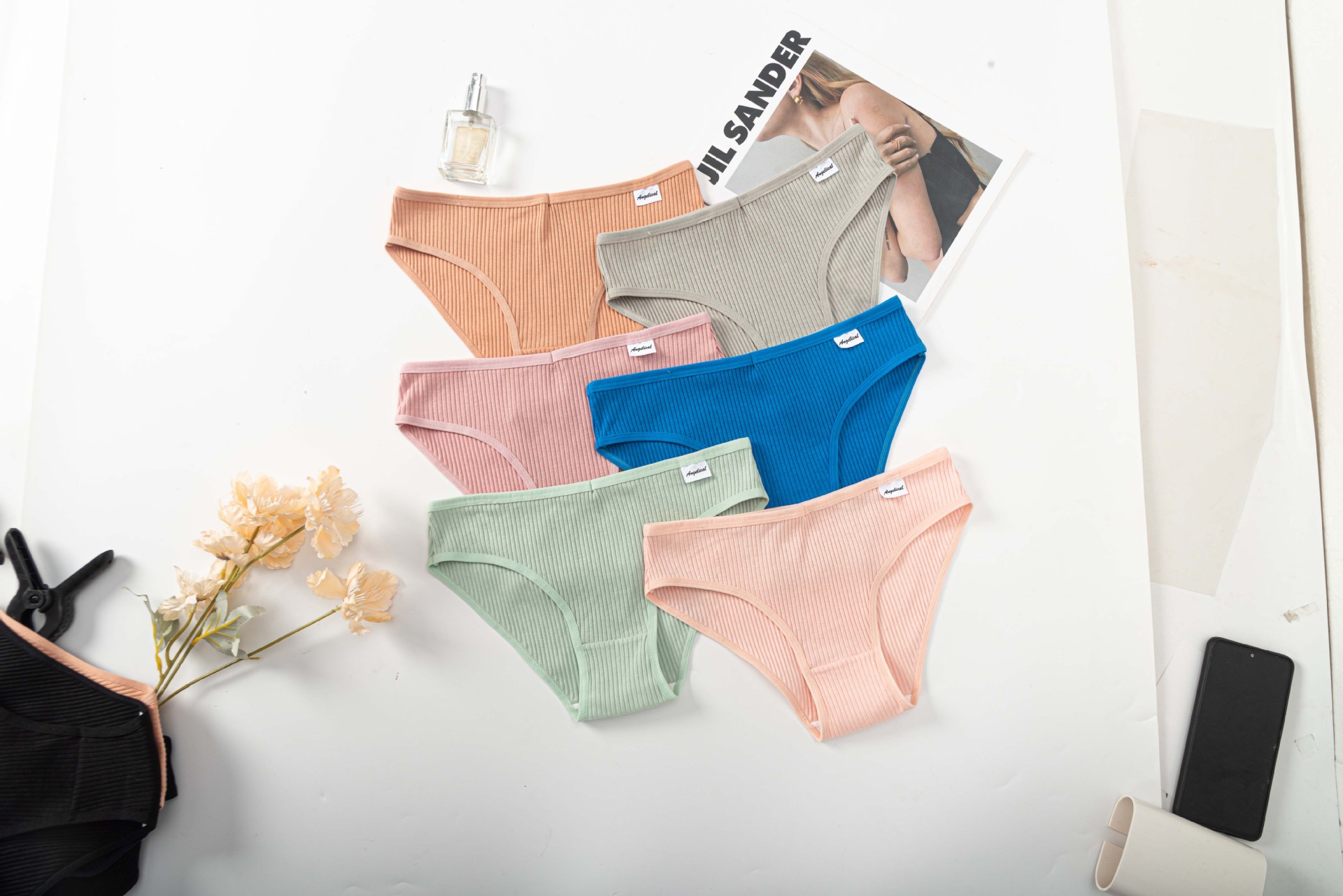 跨境欧美女士内裤中腰透气提臀女内裤高弹舒适女士三角裤批发直供详情19