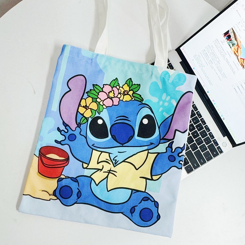 书包手提袋大容量学生单肩星空手提袋百搭ins上课帆布包加厚结实详情11