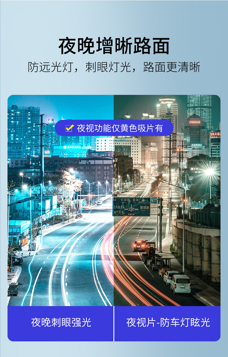 2024 Magnetic sunglasses clip for men driving myopia sunglasses day and night dual-purpose set, can be paired with prescription glasses for trendy women pic 24