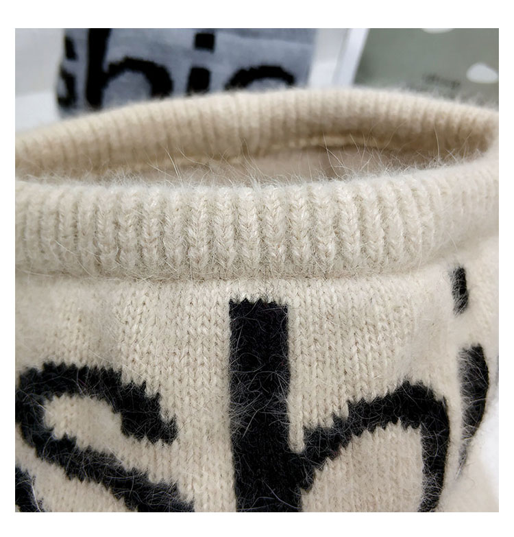 La versión coreana de punto letras empty top sombrero de pato mujer otoño invierno sombrero de moda versátil ins marca de moda sin top sombrero de hilo pic 14