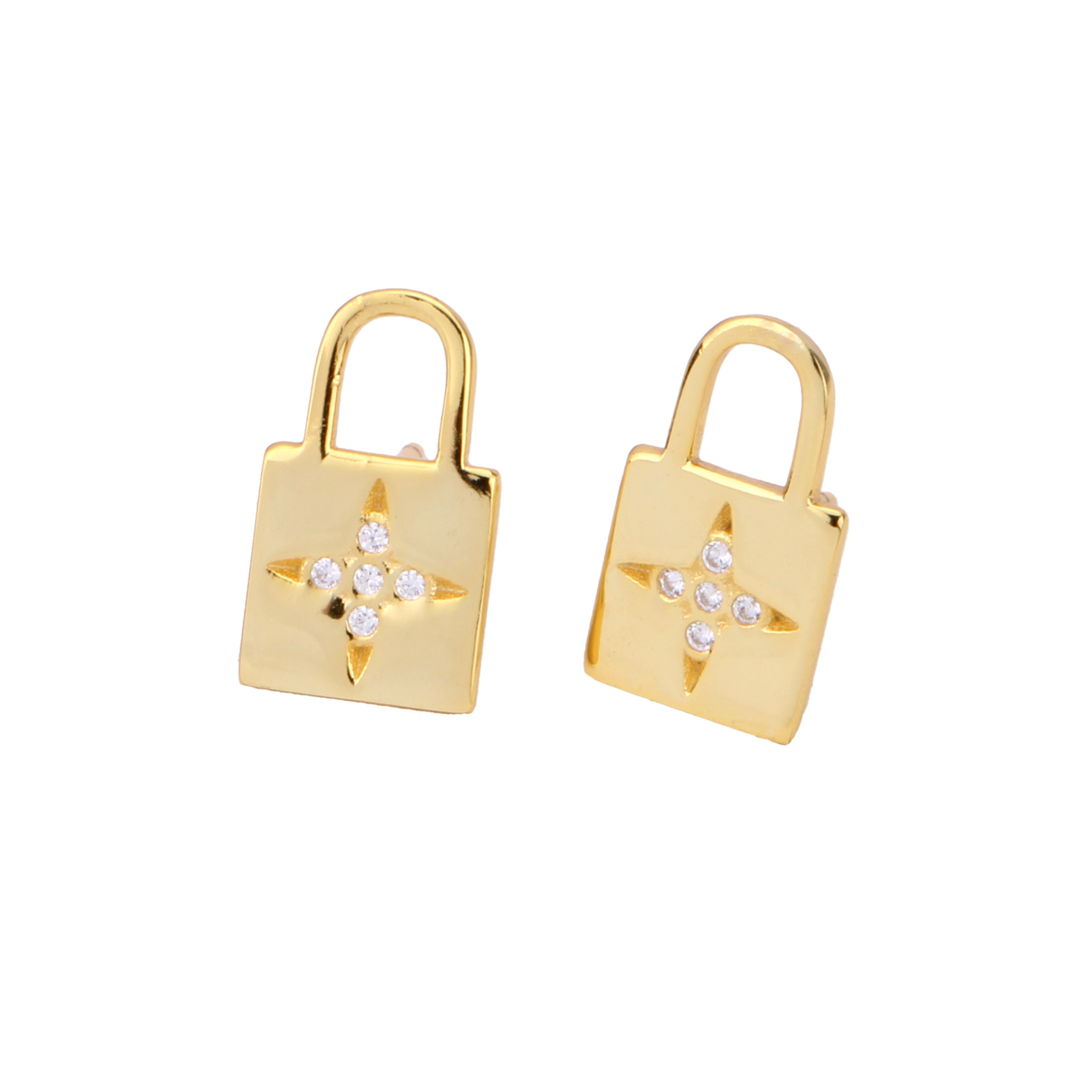 欧美性冷淡风小众简约猪鼻子925纯银耳钉女镂空日字ins风耳环网红详情21