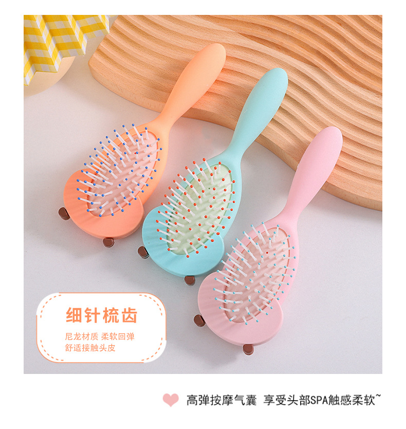 Creative and stylish rice ball bear airbag massage comb, cute and girl-hearted hair comb, air cushion airbag comb pic 8