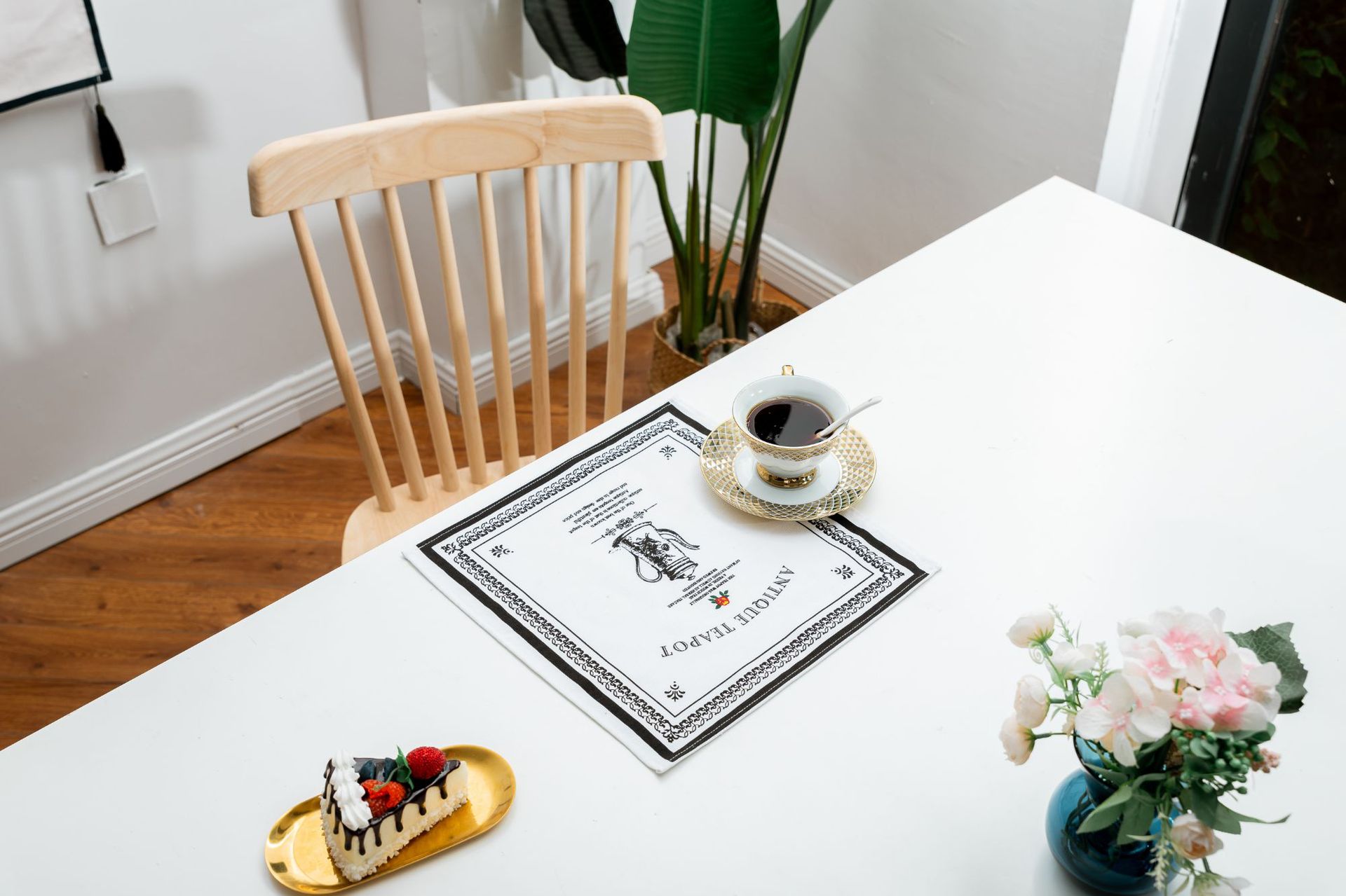 Nordic-style tea towels, placemats, cotton and linen fabric napkins, square home anti-slip napkins, cross-border food background cloth pic 19