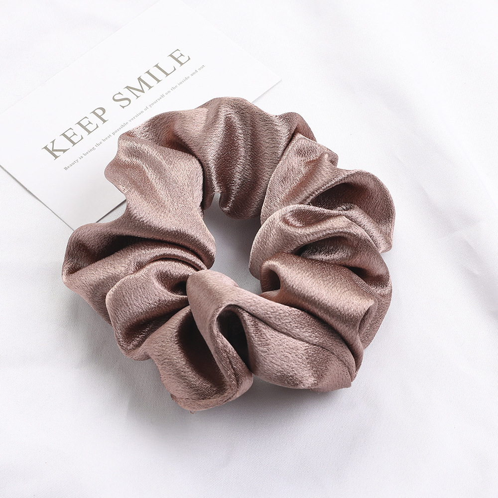 Qiyue Simple Large Intestine Hair Tie ins High-end Style Hair Tie Tie Ponytail Large Intestine Hair Tie Wholesale pic 30