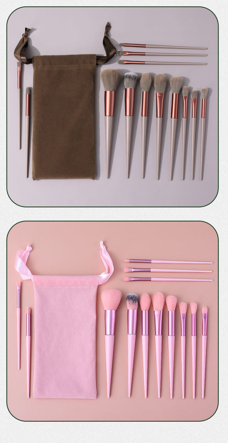 13-piece makeup brush set fix Fiber Soft Bristle Wizard of Oz Color Powder Blush Brush Beauty Tool shanilak pic 14