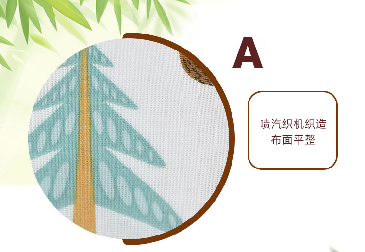 Combed bamboo cotton double-layer printed gauze baby Class a home wear bamboo cotton gauze fabric bamboo fiber gauze pic 32