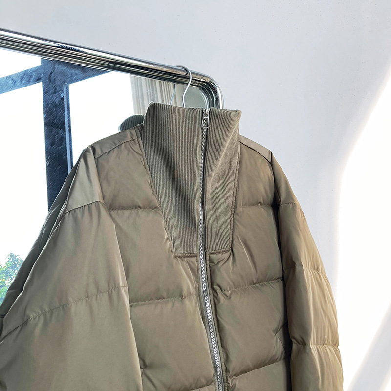 Luxi 2022 New Design sense stand-up collar short Down jacket for petite women 90, white duck down jacket Y33 pic 86