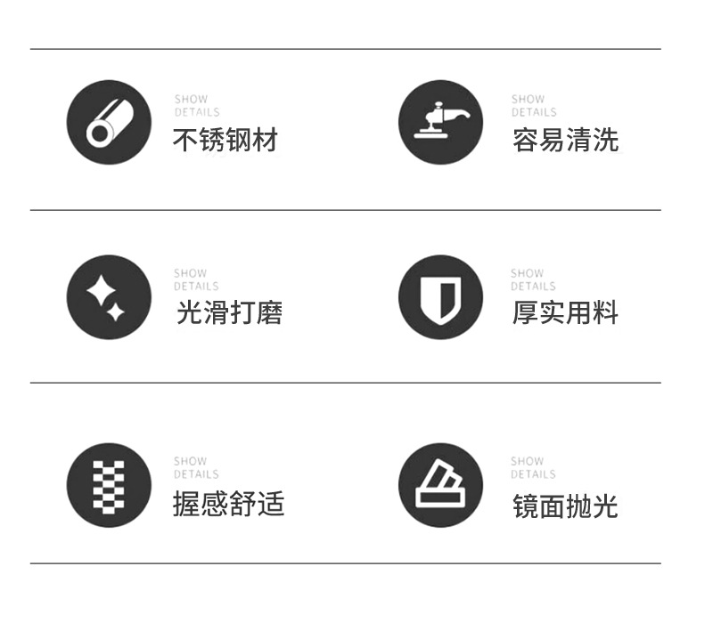 简约不锈钢勺子家居日用汤勺厨房搅拌勺加厚成人小勺子批发详情4