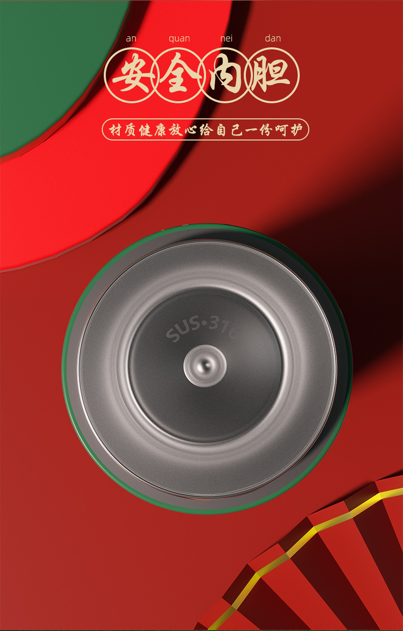 新款大花袄高级智能保温杯网红同款风格直身杯子情侣款保温水杯详情4