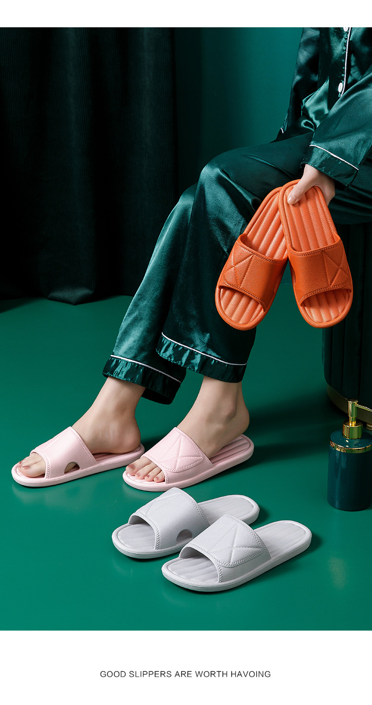 酒店拖鞋定制logo浴室卫生间洗澡厚底夏季男女士室内居家用凉拖鞋详情8