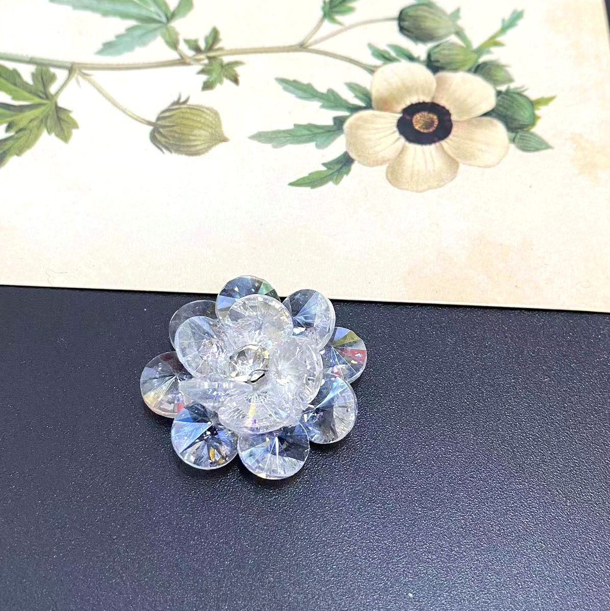 水晶手工花发饰配件鞋子帽子服饰辅料配件发箍发夹配件  厂家直批详情12