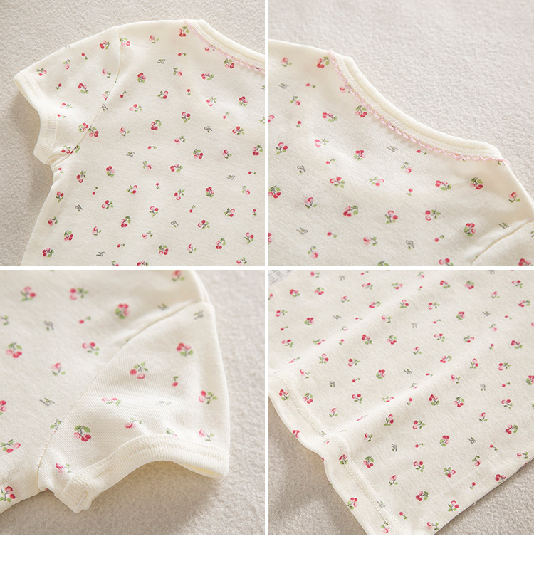 夏季女童T恤儿童短袖打底衫女宝宝上衣婴儿半袖t纯棉圆领吸汗详情16