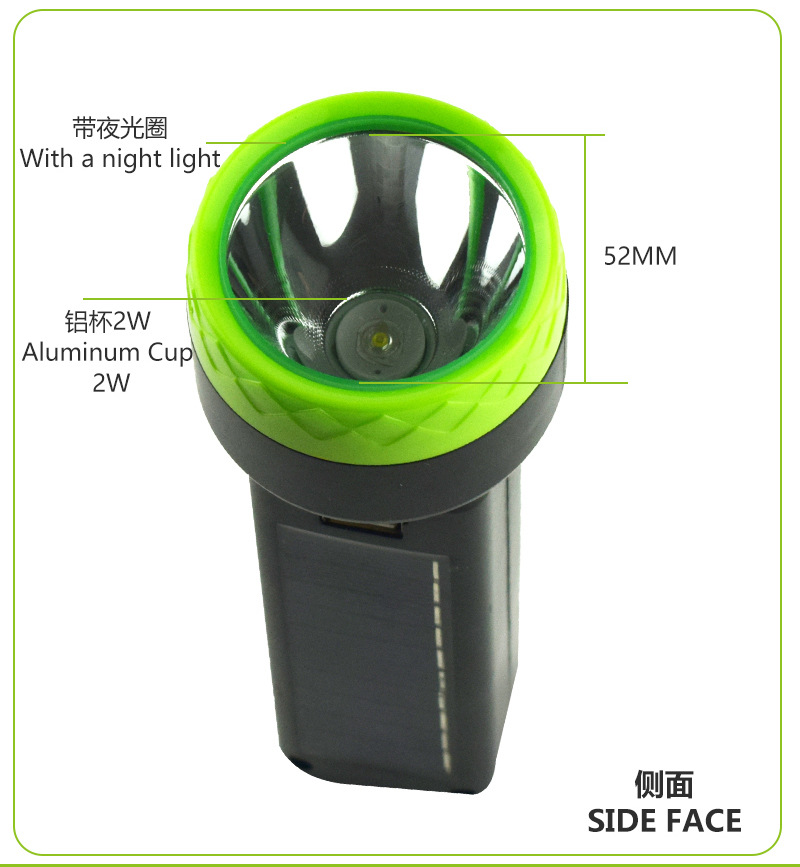 The manufacturer supplies solar-powered rechargeable flashlights, solar-powered LED lights, and solar-powered USB lithium battery flashlights pic 5