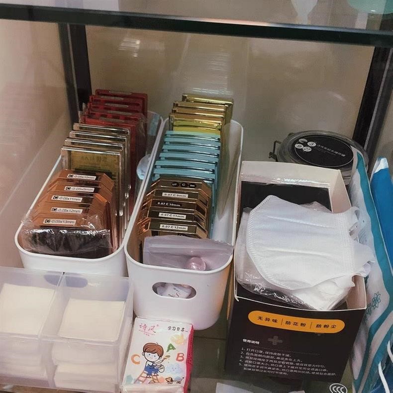 Lipstick and eyelash storage box, organizing rack box, professional eyelash extension portable display box, grafting tool auxiliary rack, cross-border pic 2