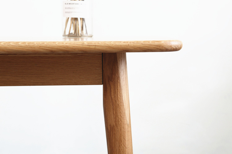 批发北欧全实木餐桌椅橡木现代简约小户型日式方桌家用长方形饭桌详情11