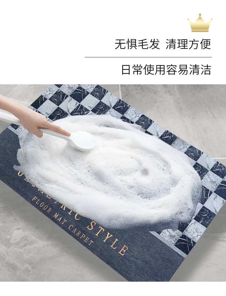 浴室进门地垫天然橡胶吸水脚垫卫生间速干垫雅美硅藻泥同款软地垫详情5