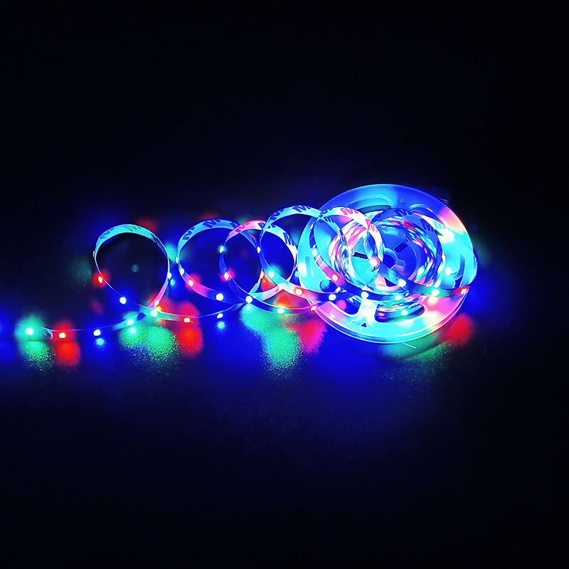 LED2835RGB soft light 12V54 light bare board engineering type light strip RGB seven-color advertising decorative flexible light strip pic 9