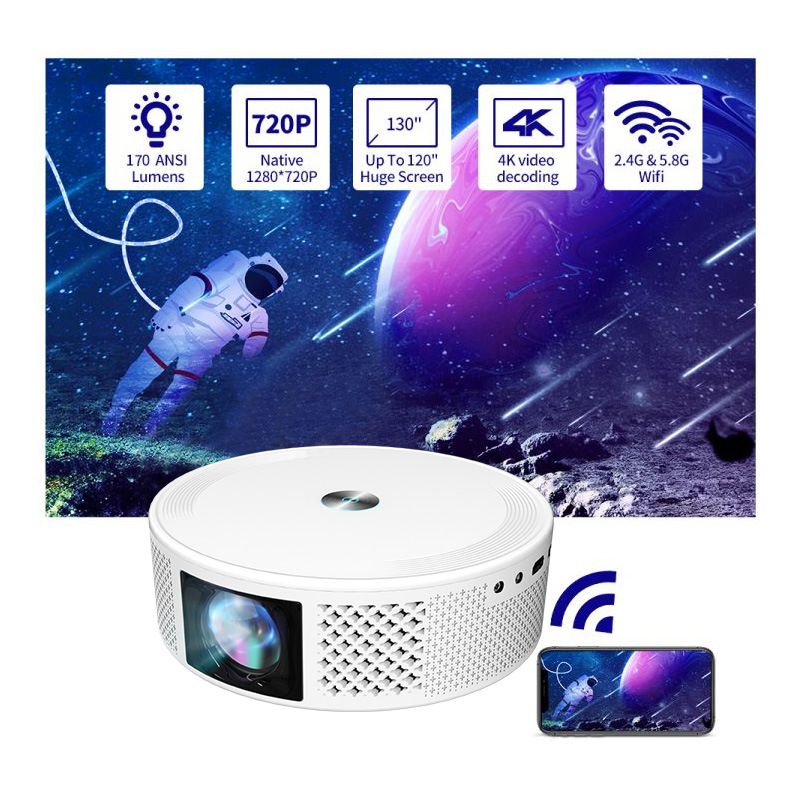 Cross-border Z8 Overseas Android 32G high-definition projector for home use, portable wireless screen projection, mobile phone wifi, home theater pic 20