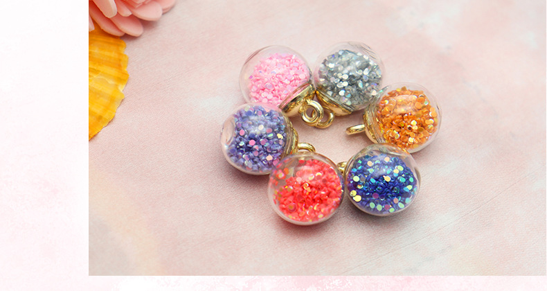 Ins-style sweet polka dot glass ball pendant, hair band, wristband DIY accessory manufacturer pic 13