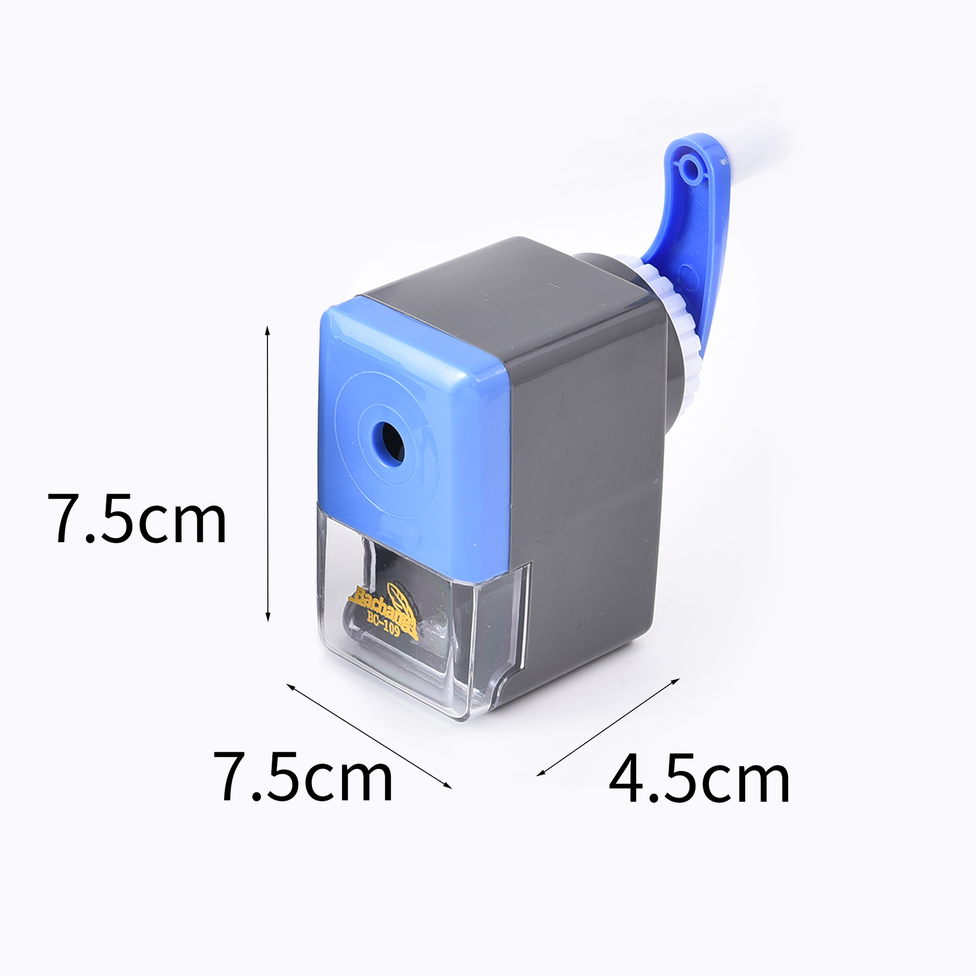 Factory direct supply of cartoon hand-cranked pen sharpener BC-109, cute hand-cranked pencil sharpener for students wholesale pic 3
