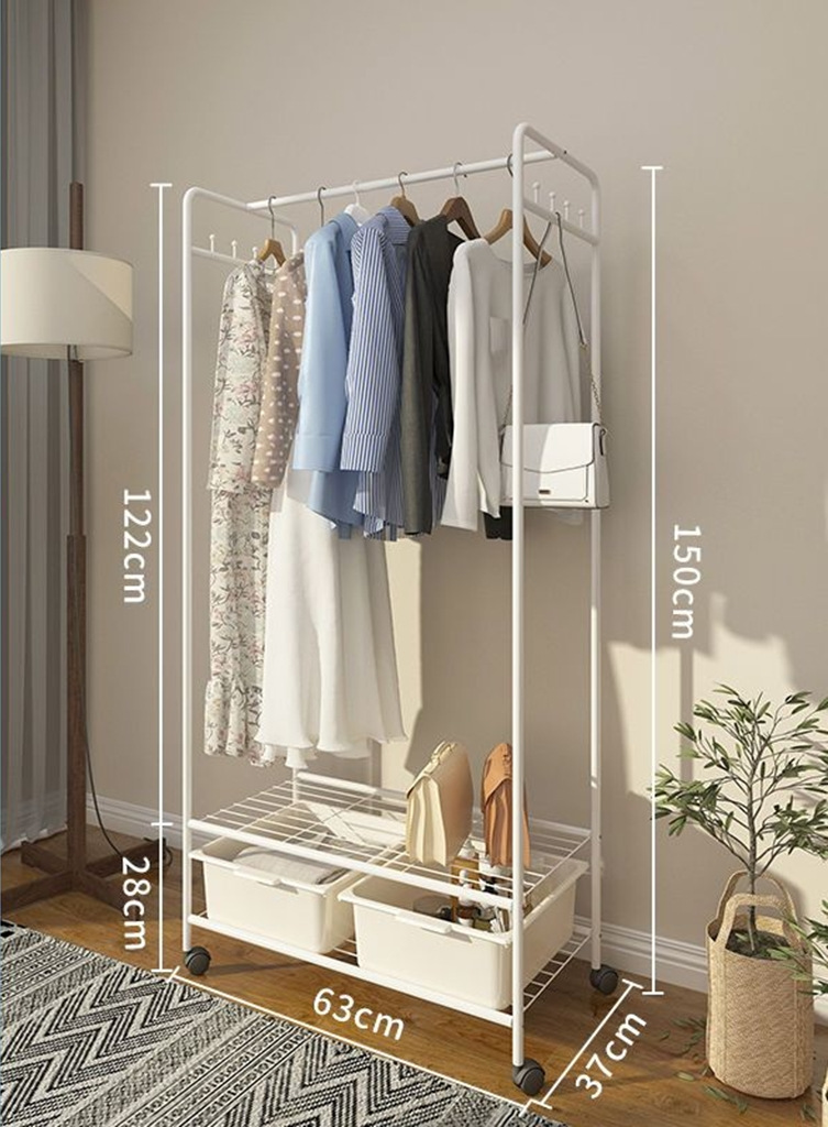 Floor-standing coat rack pic 4