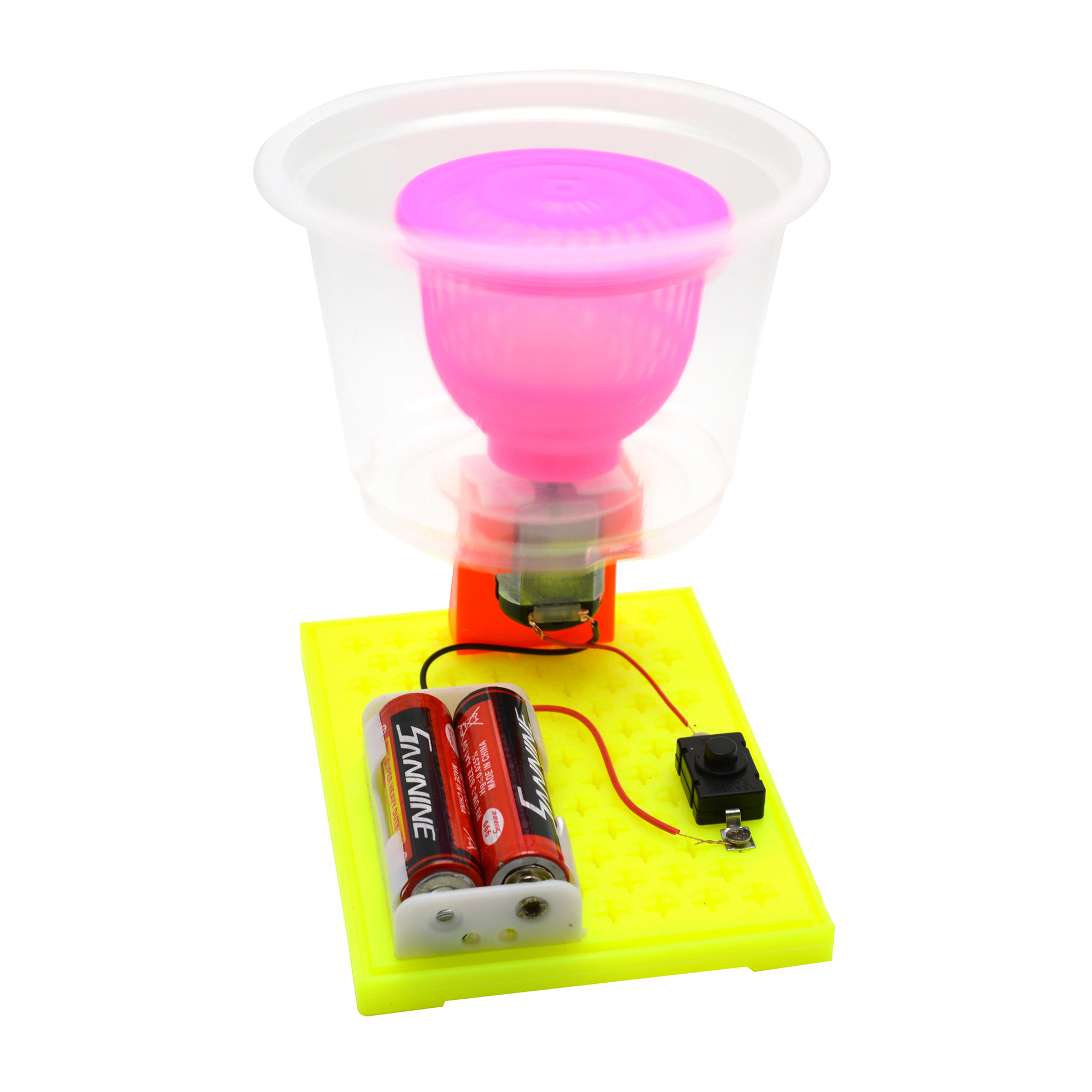 Maker centrifugal force Experiment DIY assembly Electric spin dryer Popular Science Physics Experiment Magical Dynamic practice pic 4