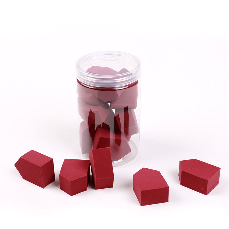 Customized hydrophilic non-latex small house jelly beauty powder puff, super soft, non-powdering, dry and wet dual-purpose sponge powder puff pic 7