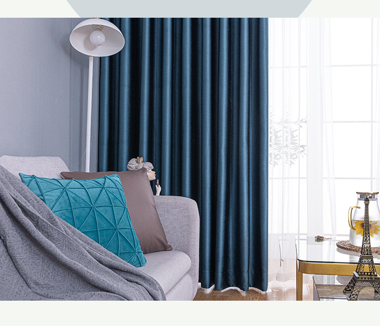Full-blackout bedroom light-blocking curtains 2022 new style living room home hotel sun protection and heat insulation high-precision curtain fabric pic 40