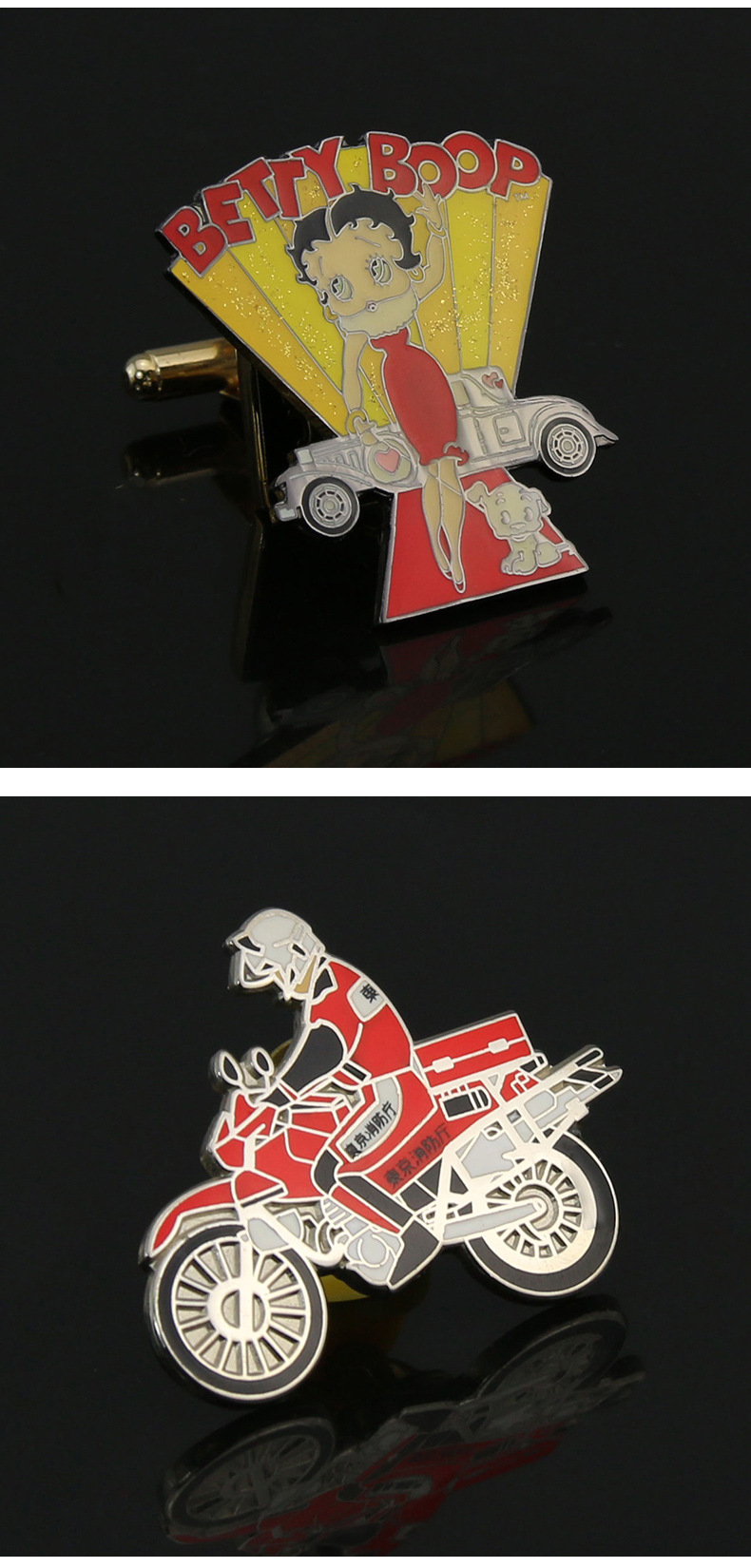 Customized commemorative metal badges for the cartoon baking paint conference, school emblems, enamel brooches, badges and badges pic 16