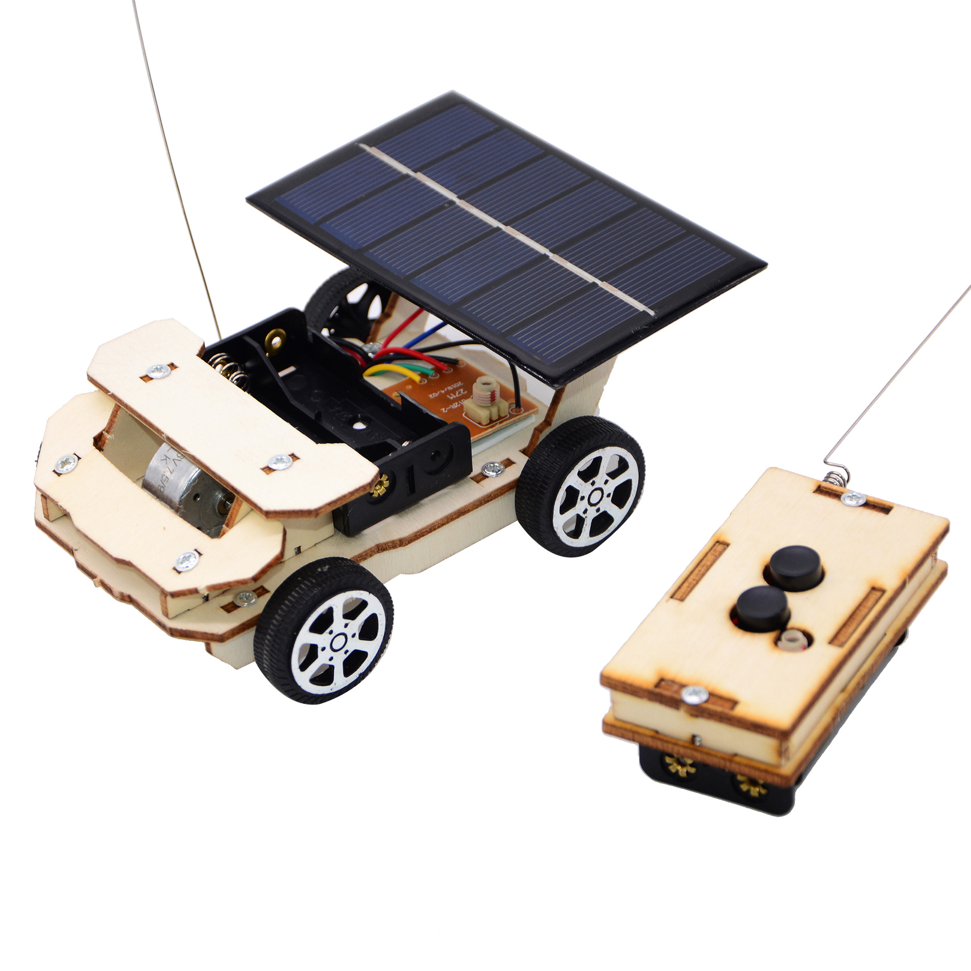 Xinyuan Solar remote control car, wireless racing car model, electric car, student DIY handicraft small invention materials pic 8