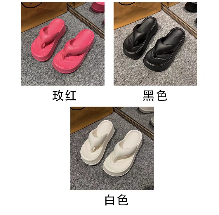 夏季新款EVA厚底7cm人字拖鞋女外穿增高软底防滑夹脚凉拖鞋ins潮详情5