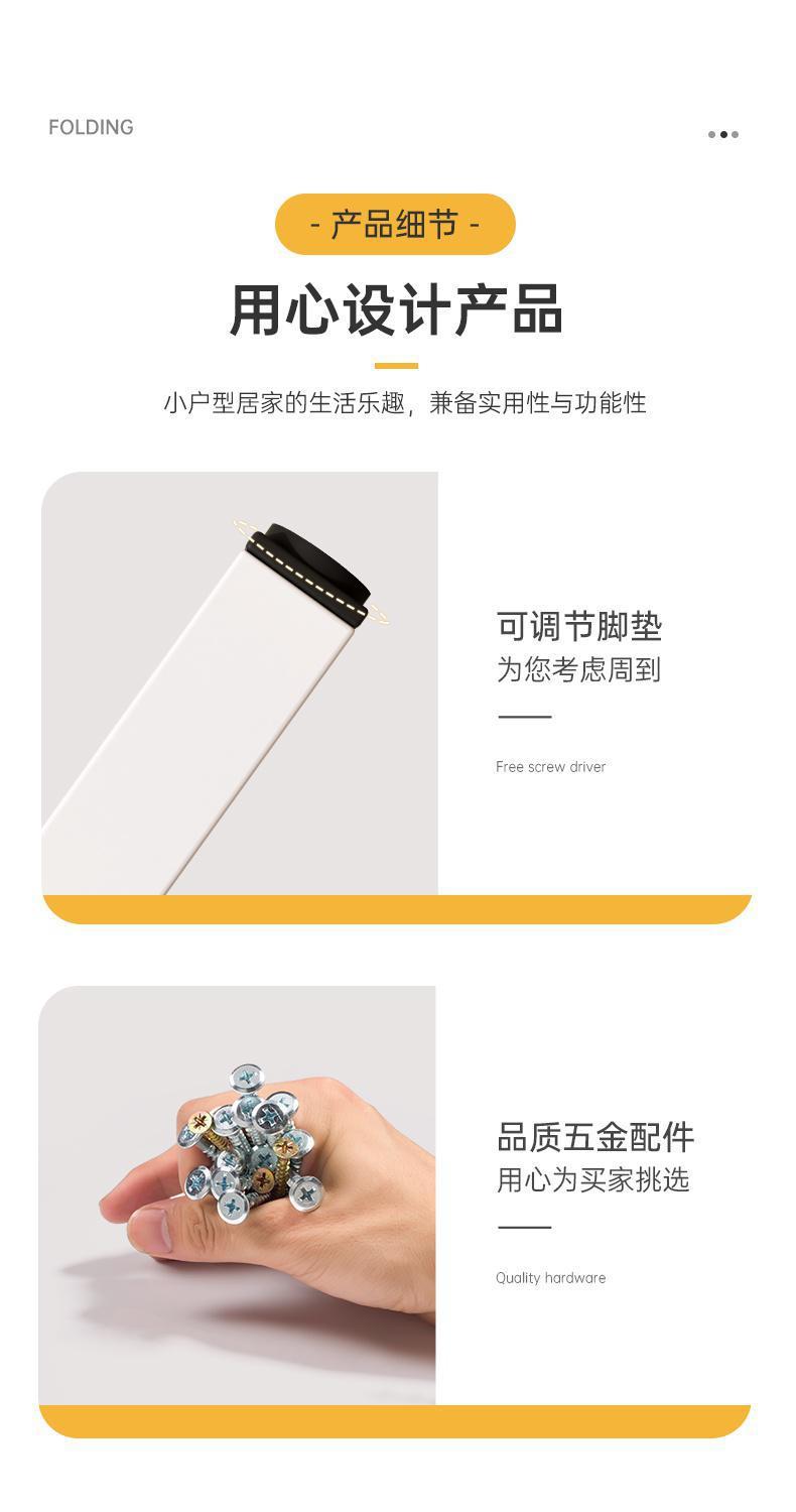 书桌租房电脑桌折叠免安装卧室写字桌学生宿舍简约家用简易小桌子详情28