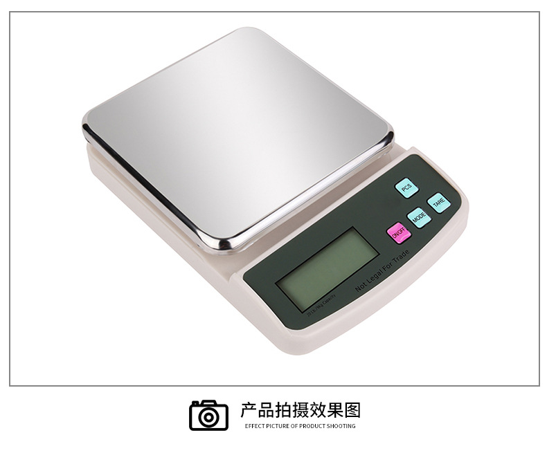 Cross-border high-precision food baking electronic scale, 1g stainless steel plate, household kitchen electronic scale, small platform scale pic 15