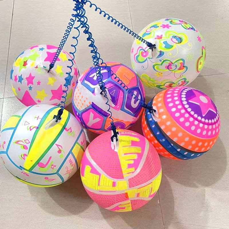 Hot glowing chain patting balls, flashing footballs, rope pulling, fitness swinging balls, inflatable toys, goods, night market stalls pic 11
