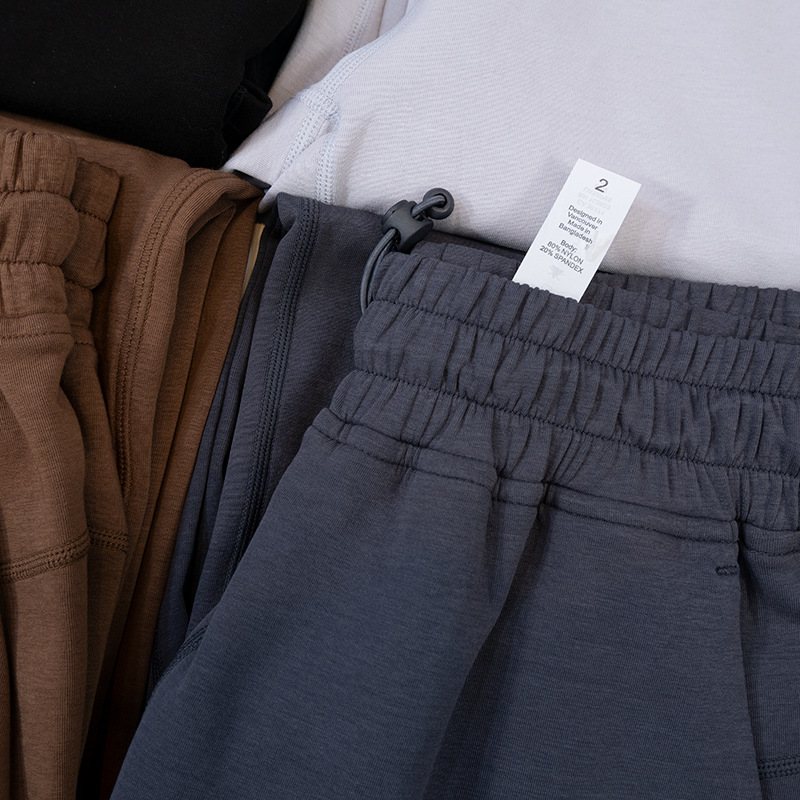 瑜伽服肌理垂感开衩裤阔腿长裤直筒高弹柔软女士运动详情13