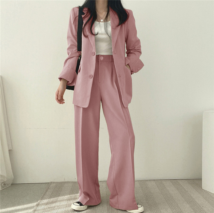 卡其色西装外套女2023新款春秋季韩版小西服套装女士休闲气质上衣详情21