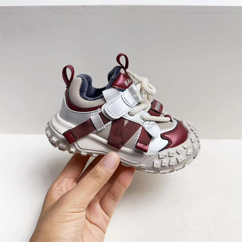 2024冬季新款小儿童鞋男女小童加绒保暖鞋1-3岁宝宝舒适运动鞋潮详情13