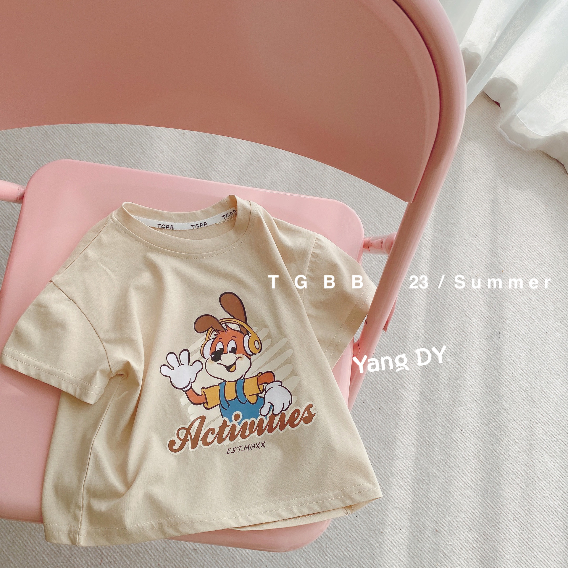 童装t恤短袖儿童半袖女童韩版宝宝上衣洋气潮2023新款男童春装详情26