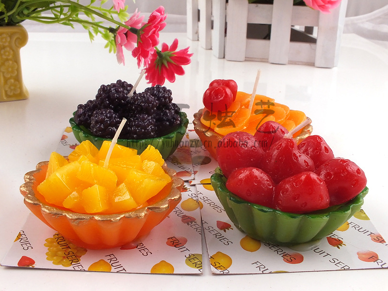 Factory direct sales of candle simulation fruits. Birthday candles, scented candles, wedding candles pic 9