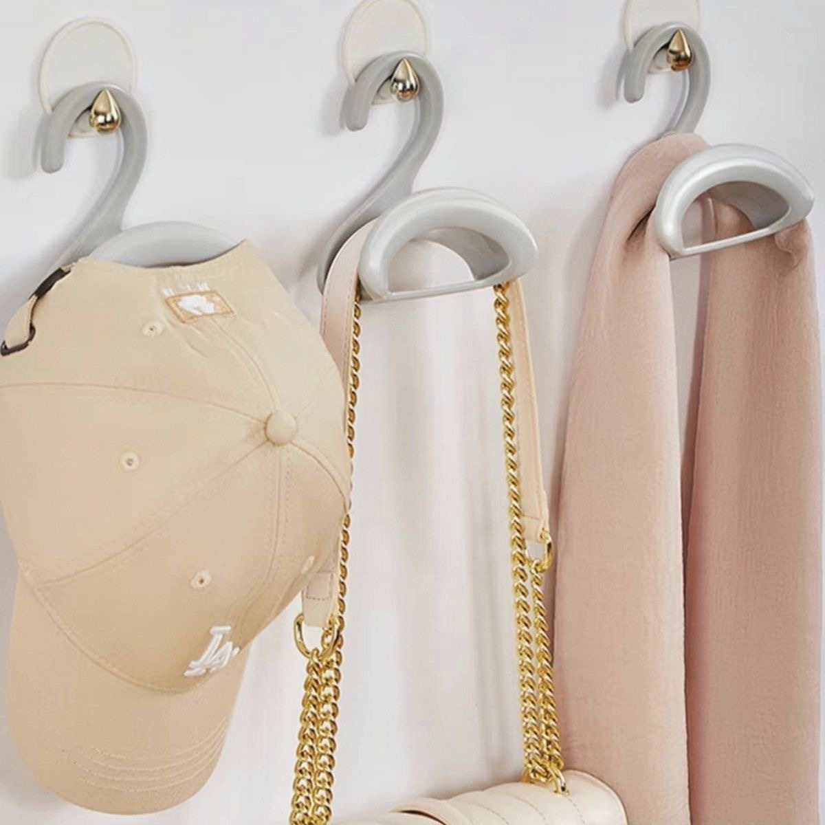 Bag hooks, clothes hangers, wardrobes, schoolbag hooks, handbags, hats, scarves, storage racks, storage items, arched hanging racks, hooks pic 8
